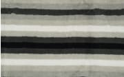 Handtuch Streifen, schwarz/weiß/grau, 50 x 100 cm