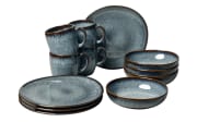 Frühstücksset Lave gris, grau, 12-teilig