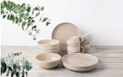 Frühstücksset Perlemor, sand, 12-teilig