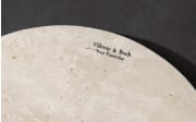 Servierteller Manufacture Travertine, beige, 24,5 cm