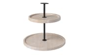 Etagere Manufacture Travertine, beige, 2-teilig