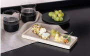 Servierplatte Manufacture Travertine, beige, 25,5 x 10,5 cm
