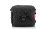 Saddle Bag M, rhombus black, 3,5 Liter