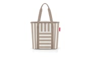 thermoshopper, braun/weiß, 38 x 35 cm 