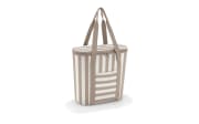 thermoshopper, braun/weiß, 38 x 35 cm 