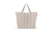 XL Shopper, beige/weiß, 68 x 45,5 cm