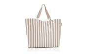 XL Shopper, beige/weiß, 68 x 45,5 cm