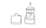 Toilet Bag, dots, 3 Liter