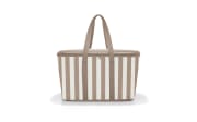 coolerbag, beige/weiß, 44,5 x 24,5 cm