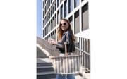 carrybag, beige/weiß, 48 x 29 cm