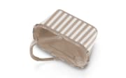 carrybag, beige/weiß, 48 x 29 cm