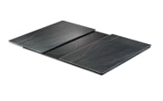 Herdabdeck-/Schneideplatten in Schiefer-Nachbildung 2er-Set, 30 x 52 cm