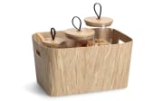 Aufbewahrungsbox in Holzoptik, 34 cm