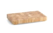 Hackblock Gummibaum, hellbraun, 42 x 27 cm