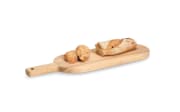 Schneidebrett Gummibaum, natur, 50,8 x 16 cm