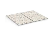 Herdabdeckplatten-Set Terrazzo, bunt, 30 x 52 cm