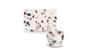 Servier-/Schneideplatte Terrazzo, bunt, 30 x 20 cm