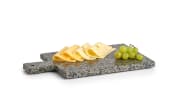 Servierplatte Granit, anthrazit, 30 x 18 cm