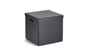Aufbewahrungsbox, schwarz, 32 x 32 cm