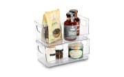 Aufbewahrungsboxen-Set, transparent, 2-teilig