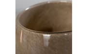 Glasvase, braun, 15 cm 
