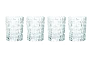 Whiskybecher Bossa Nova aus Glas, 4-er Set