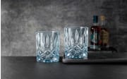 Whiskybecher Noblesse farbig in aqua, 2-teilig