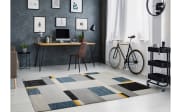 Teppich Ballance Allure, grau/blau, 160 x 230 cm