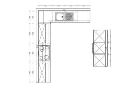 Einbauküche Felde, alpinweiß Hochglanz, inkl. Neff Elektrogeräte