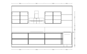 Einbauküche Felde, alpinweiß Hochglanz, inkl. Neff Elektrogeräte