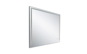 LED-Spiegel, Erika, Aluminium, 80 x 72 cm, inkl. Heizfunktion 
