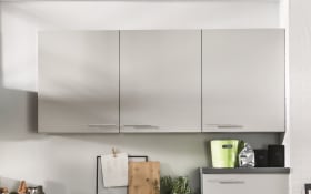 Einbauküche Wida, hellgrau, inkl Elektrogeräte