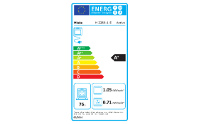 Einbauküche Perfect Brillant, perlgrau, inkl. Miele Elektrogeräte