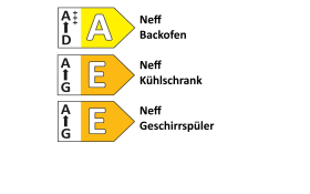 Einbauküche Roma, graphit ultramatt, inkl. Neff Elektrogeräte