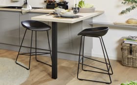 Einbauküche Perfect brillant, perlgrau, inkl. AEG Elektrogeräte