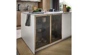 Einbauküche Toronto/Perfect Soft, Ulme/Mocca, inkl. Bosch Elektrogeräte