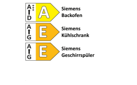 Einbauküche Sunta/Ferna, schiefergrau/seidengrau, inkl. Bosch Elektrogeräte