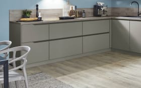 Einbauküche Esilia, taupegrau, inkl. Siemens Elektrogeräte