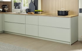 Einbauküche Sunta, jade, inkl. Neff Elektrogeräte