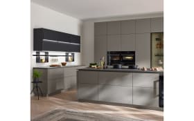 Einbauküche Esilia, taupengrau, inkl. AEG Elektrogeräte
