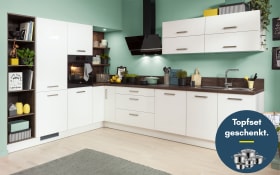 Einbauküche IP 1200, weiß, inkl. Elektrogeräte