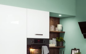 Einbauküche IP 1200, weiß, inkl. Elektrogeräte