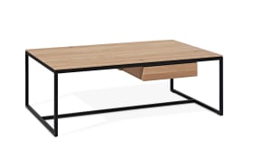Couchtisch WM 1880, Wildeiche soft gebürstet massiv