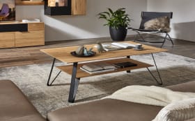 Couchtisch WM 2140, Wildeiche soft massiv gebürstet