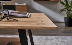 Couchtisch WM 2140, Wildeiche soft gebürstet massiv