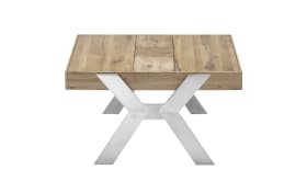 Couchtisch Burgas, Zereiche massiv geölt, 65 x 35 x 65 cm