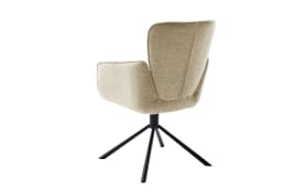 Stuhl Amber 2, creme, inkl. Drehfunktion