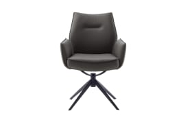 Stuhl Assento, Leder/anthrazit