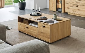 Couchtisch Olvera, teilmassive Asteiche