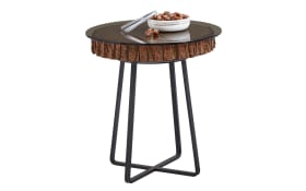 Beistelltisch Runa, Kerneiche Natur massiv gebürstet